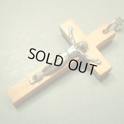 画像1: イタリア ヴィンテージクロス・十字架(チェーン有り。無しの場合は３００円引き）