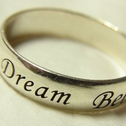 画像1: “愛と夢を信じる！ Love Dream Believe”ヴィンテージ シルバー（銀製）サイズ：２４