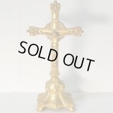 ヴィンテージ GOLDカラーが美しい 自立クロス アメリカ製 MADE IN U.S.A  ２２．５cm【バーゲン】