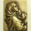 画像1: 【バーゲン】【大型サイズ】「La Madonnina」街角の聖母（Madonna of the Streets）ロベルト・フェルツィ画作、バルタザル・マヌエル・バストス彫刻作 メダル55×74mm　 (1)