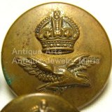 【バーゲン】第二次世界大戦当時もの カナダ空軍（Royal Canadian Air Force） ヴィンテージ ユニフォーム ボタン 《イギリス ロンドン フィルマン（FIRMIN）ハウス製》大２個、小２個セット