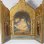 画像2: 【中型サイズ】イタリア ヴィンテージ 【カーロ・マラッタ　Carlo Maratta】作 『The Holy Night (The Nativity)』３枚続きの祭壇画（高さ１９０ミリ） (2)