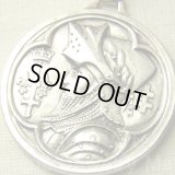 【バーゲン】【参考動画有り】【極美形】フランス ヴィンテージ ジャンヌ・ダルク SILVER PLATED メダイ ２２．５×２２．５ミリ