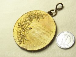 画像4: 《１１１年前のアンティークメダル》ベルギー ブリュッセル アンティーク メダル「祖国のために」 1859年〜1909年 50周年記念 