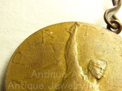 画像2: 《１１１年前のアンティークメダル》ベルギー ブリュッセル アンティーク メダル「祖国のために」 1859年〜1909年 50周年記念 