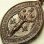 画像1: １８６２年　イギリス アンティーク ‘Confraternity of the Blessed Sacrament’（協会名：祝福された秘跡の友愛）ブロンズ メダル 32×47mm【バーゲン】【希少】《大型サイズ》 (1)