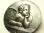 画像2: 【参考画像有り】“巨匠ラファエロ・サンティ『システィーナの聖母二人の天使 』”アンティーク エンボス（型押し）メダル 著名彫刻家 TAIRAC作 30mm