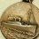 画像1: 【バーゲン】【極希少】イタリア 1927年 豪華客船 オーガスタス アンティーク 記念メダル 18mm：（検）第二次世界大戦 (1)