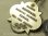 画像8: 【極美形】【大きめサイズ】フランス アンティーク ミュージシャン 音楽の聖人 SCECILE 聖セシリア SILVER PLATED メダイ 著名彫刻家KISSING作 34×38mm(チェーン有。無し-300円引き）