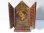 画像2: 【大型サイズ】イタリア アンティーク「聖母子の画家」ラファエロ・サンティ作『小椅子の聖母』３枚続きの祭壇画（高さ245ミリ）【バーゲン】