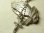 画像2: 【大型サイズ】《当店初入荷》ヴィンテージ ロザリオを持つお祈りのメダイ ペンダント STERLING(銀９２５) 41×56mm