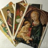 【バーゲン】聖母マリア 絵画など ポストカード ヴィンテージ 4枚セット（グループ ２８８）
