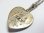 画像9: 不思議のメダイ ハート形 ヴィンテージ 真珠貝とマーカサイト STERLING（銀925製）19×22mm O Mary, conceived without sin, pray for us who have recourse to thee. “ああ、けがれなくお宿りになられた聖マリア、我等の為にお祈りください。”【バーゲン】