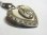 画像4: 不思議のメダイ ハート形 ヴィンテージ 真珠貝とマーカサイト STERLING（銀925製）19×22mm O Mary, conceived without sin, pray for us who have recourse to thee. “ああ、けがれなくお宿りになられた聖マリア、我等の為にお祈りください。”【バーゲン】