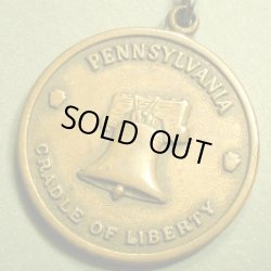 画像1: アメリカ WW2当時 ペンシルバニア陸軍　州兵軍メダル　３２×３６ミリ(チェーン有。無し-300円引き）