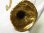 画像10: “アール・ヌーヴォー装飾が美しい”アメリカ アンティーク 自立クロス ゴールドカラー 16.5cm【バーゲン】