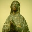 画像1: フランス アンティーク 聖マリア 自立像 装飾が豊かな台座付き1800年代 18cm 【バーゲン】