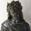 画像1: 【バーゲン】アンティーク イバラの冠を被った聖イエス像（バストアップ） 11.5cm