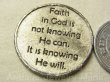 画像4: 【バーゲン】“神を信じるという事は、神が出来ることを知るのではなく、神の必ず行うという強い意志を知る事です。”アメリカ ヴィンテージ お守り メダル (ポケット アムレット)25mm