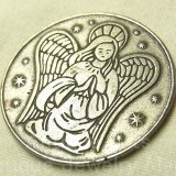 画像: アメリカ ヴィンテージ 守護天使のお守り ガーディアンエンジェル "Guardian Angel" 【人々を護り、導く存在】“Edmundite Missions  エドマンダイト・ミッションズ（使命）メダル”
