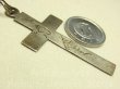 画像9: フランス アンティーク クロス 28×52ｍｍ 《銀製》  First Communion　初聖体拝領式（はつ せいたい はいりょう しき） 31 Mai 1908（1908年5月31日）