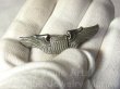 画像9: アメリカ ヴィンテージ United States Army Air Force（アメリカ合衆国陸軍航空軍）STERLING(銀９２５)パイロット バッチ  51mm《参考画像有り》