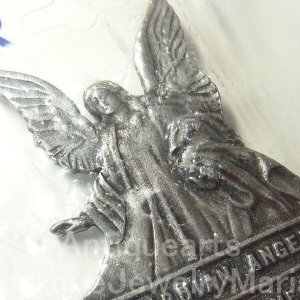 画像: 【未使用品】MADE IN USA《 交通安全お守り・サンバイザーアムレット》アメリカ 守護天使 GUARDIAN ANGEL【守護天使　私をお守りください。私の同乗者をお守りください。 そして、私が確りとしたハンドル操作と用心深い目で 全ての人々を安全に通り過ぎることができますように。】