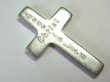 画像3: アルミ製クロス「JESUS CHRIST IS LORD」刻印入り／ポケットサイズ十字架（祈り・お守り・携帯用）