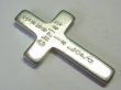 画像2: アルミ製クロス「JESUS CHRIST IS LORD」刻印入り／ポケットサイズ十字架（祈り・お守り・携帯用）