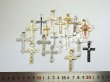 画像4: 【アルミ製クロス18本セット】欧米製ヴィンテージ・アンティーク十字架／ペンダントトップ・素材・宗教モチーフまとめ売り