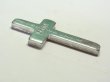 画像4: アルミ製クロス「JESUS CHRIST IS LORD」刻印入り／ポケットサイズ十字架（祈り・お守り・携帯用）