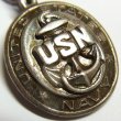 画像3: 第二次世界大戦当時もの USNアメリカ海軍 SILVER(銀製) ペンダント18×23mm【バーゲン】