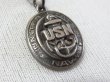 画像12: 第二次世界大戦当時もの USNアメリカ海軍 SILVER(銀製) ペンダント18×23mm【バーゲン】