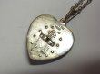 画像8: 不思議のメダイ ハート形 ヴィンテージ 真珠貝とマーカサイト STERLING（銀925製）19×22mm O Mary, conceived without sin, pray for us who have recourse to thee. “ああ、けがれなくお宿りになられた聖マリア、我等の為にお祈りください。”【バーゲン】
