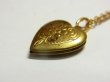 画像3: “無邪気な愛” “詩的な心” ワイルドローズ アンティーク ミニ ロケット ハート型 14×17mm