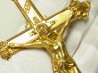 画像5: “アール・ヌーヴォー装飾が美しい”アメリカ アンティーク 自立クロス ゴールドカラー 16.5cm【バーゲン】