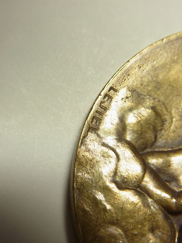 画像: 【大型サイズ】フランス アンティーク 天使のお祈りのメダル １９世紀 LEJIEL作