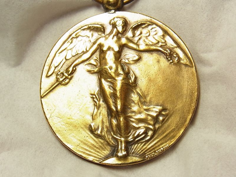 画像: 【バーゲン】ベルギー 勝利の女神 ブロンズメダル PAUL DUBOIS作 36mm