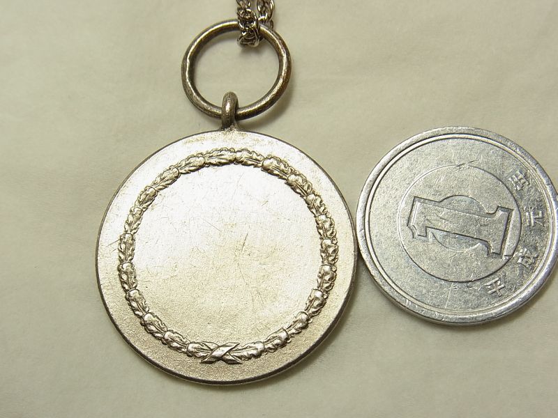 画像: フランス アンティーク うさぎ(ウサギ)miniメダル 25mm (チェーン有。無し-300円引き）