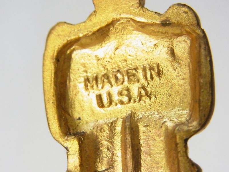 画像: 【バーゲン】ヴィンテージ GOLDカラーが美しい 自立クロス アメリカ製 MADE IN U.S.A  ２２．５cm【バーゲン】