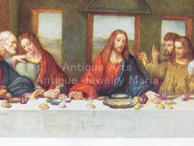 画像: 【ドイツ】《最後の晩餐 Leonardo da Vinci作》ヴィンテージ ホーリーカード （レギュラーサイズ）(グループ１０１)