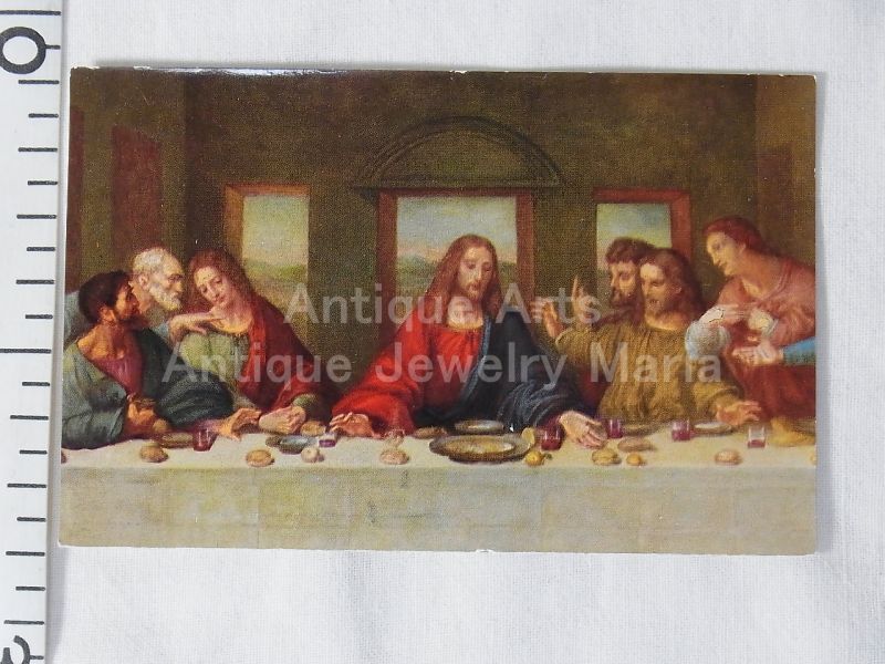 画像: 【ドイツ】《最後の晩餐 Leonardo da Vinci作》ヴィンテージ ホーリーカード （レギュラーサイズ）(グループ１０１)