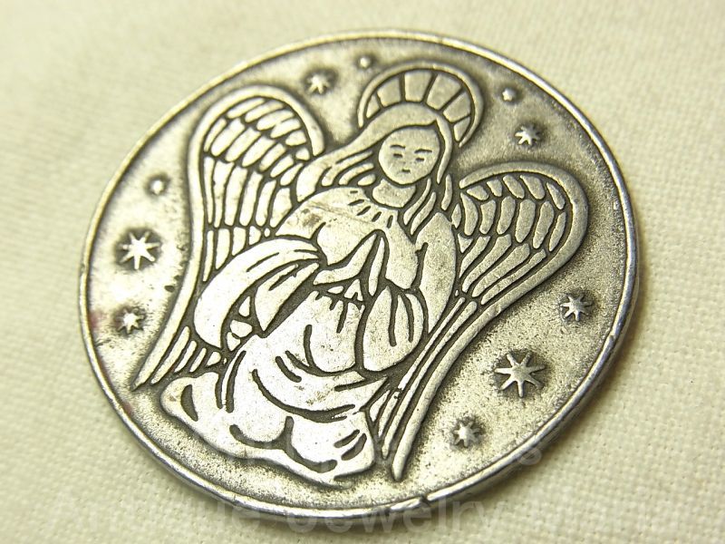 画像2: アメリカ ヴィンテージ 守護天使のお守り ガーディアンエンジェル "Guardian Angel" 【人々を護り、導く存在】“Edmundite Missions  エドマンダイト・ミッションズ（使命）メダル”