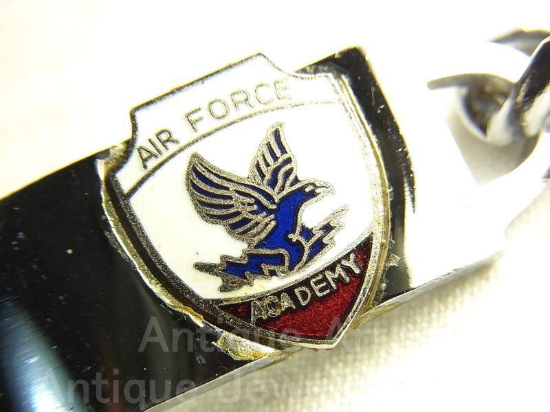 画像: 【バーゲン】【希少】【未使用】アメリカ合衆国空軍士官学校 AIR FORCE ACADEMY エアフォースアカデミー ヴィンテージ  IDブレスレット 21.5cm