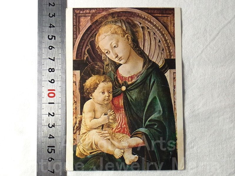 画像: 【バーゲン】聖母マリア 絵画など ポストカード ヴィンテージ 4枚セット（グループ ２８８）