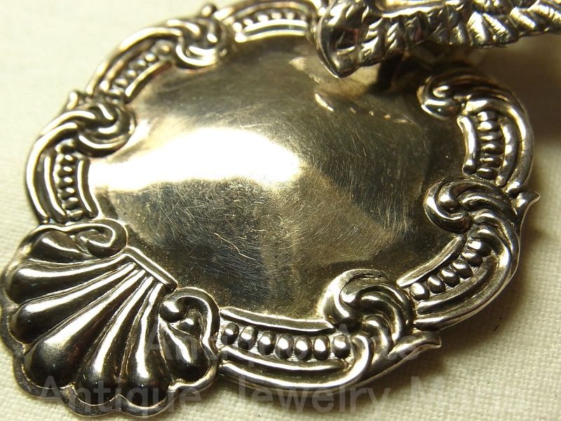 画像: 【大型サイズ】天使のミラー チャーム ヴィンテージ,vintage  STERLING (銀９２５) 61×43mm