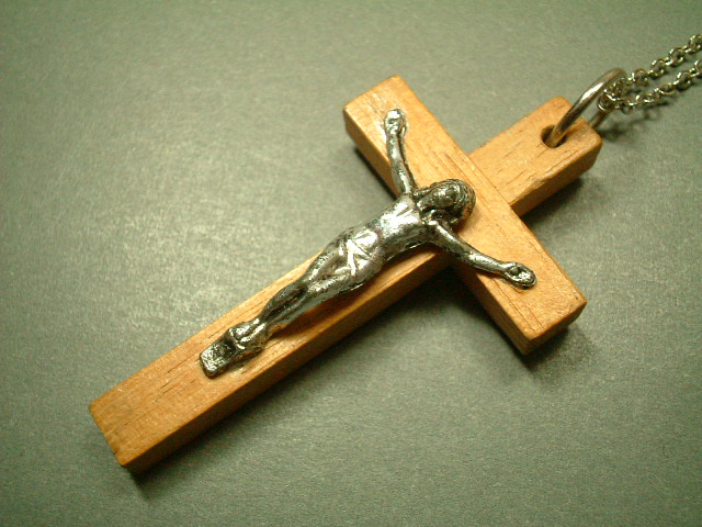 画像: イタリア ヴィンテージクロス・十字架(チェーン有り。無しの場合は３００円引き）