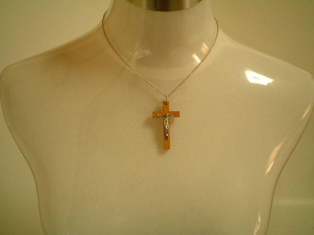 画像: イタリア ヴィンテージクロス・十字架(チェーン有り。無しの場合は３００円引き）